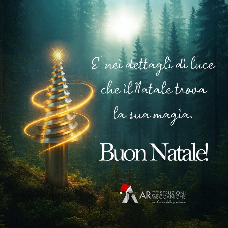 Auguri di Buon Natale 2025 di AR Costruzioni Meccaniche